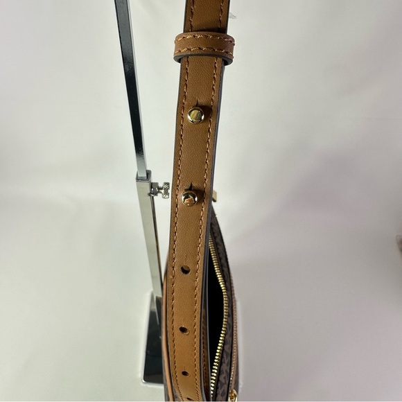 NWT Michael Kors Jet Set Charm Long Crossbody Acorn/Brown - Picture 9 of 12